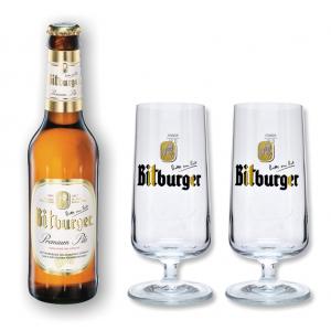 Bitburger 0,33l + 2 Pokale 0,2l