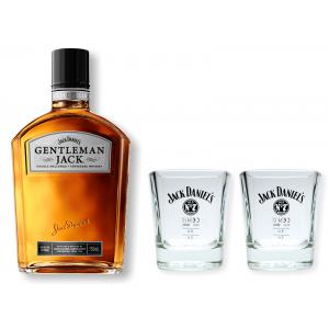 Jack Daniels Gentleman Jack 40% 0,7l + 2 Tumbler