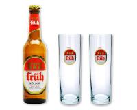 Früh Kölsch 0,33l + 2 Gläser 0,2l
