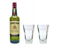 Jameson 40% 0,7l + 2 original Gläser im Geschenkkarton