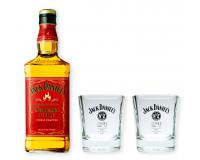 Jack Daniels Fire 35% 0,7l mit 2 Jack Daniels Tumblern