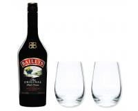 Baileys Irish Cream 17% 0,7l mit 2 Stölzle Gläser in Geschenkkarton