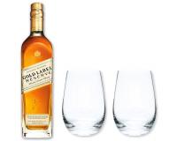 Johnnie Walker Gold Reserve 40% 0,7l + 2 Stölzle Becher in Geschenkkarton