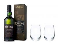 Ardbeg Whisky 10y 46% 0,7 Set mit 2 Stölzle Gläser