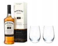 Bowmore Whisky 12y 40% 0,7 Set mit 2 Stölzle Gläser