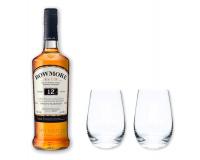 Bowmore Whisky 12y 40% 0,7l + 2 Gläser in Geschenkkarton