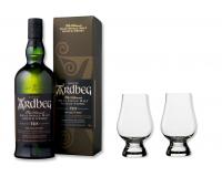 Ardbeg Whisky 10y 46% 0,7 Set mit 2 Glencairn Gläser