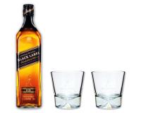 Johnnie Walker Black Label 40% 0,7l + 2 Tumbler in Geschenkkarton